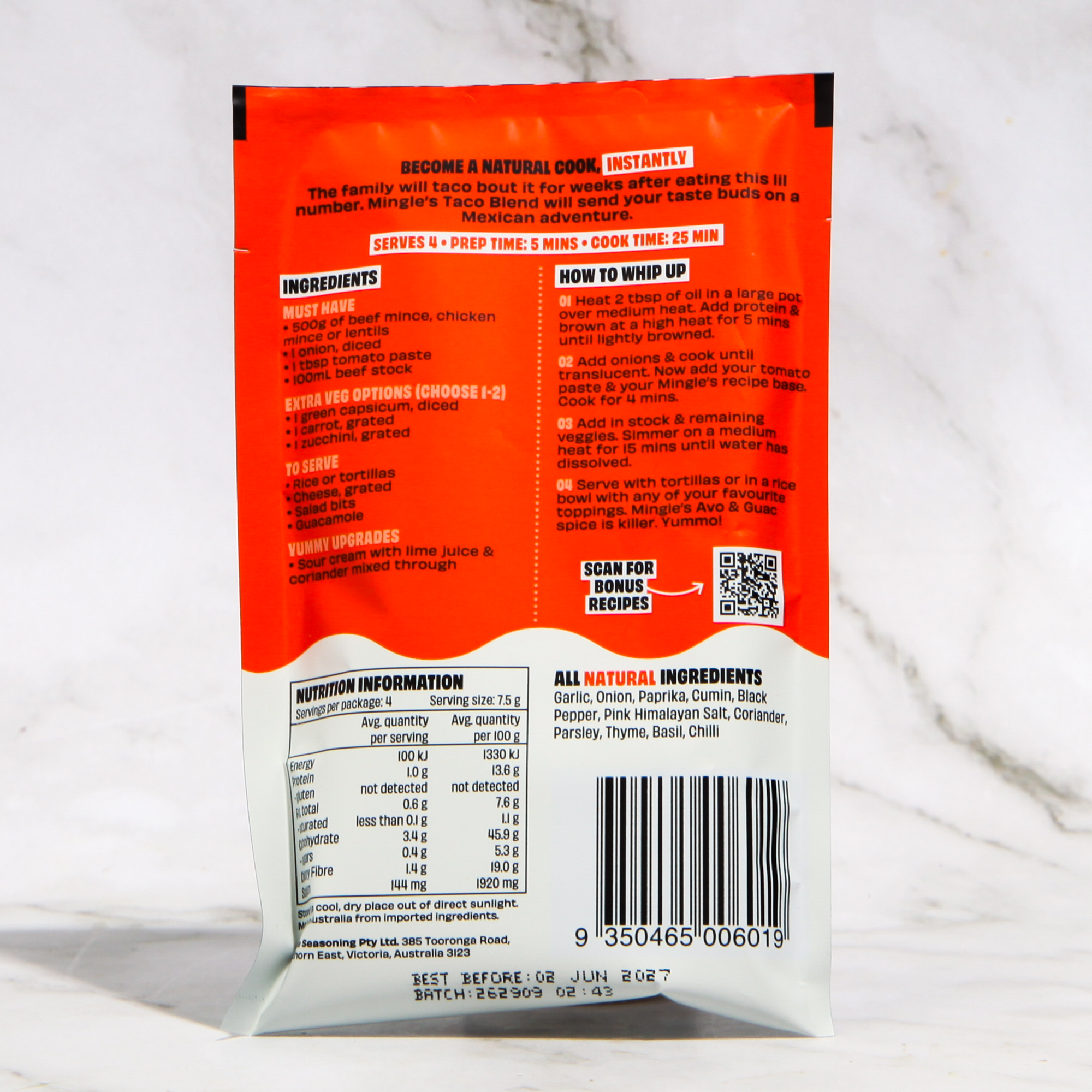 Classic Taco spice blend - Mingle